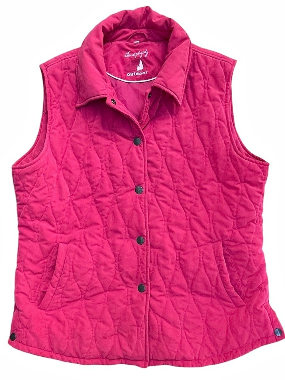 Jack Murphy Quilted Vest in Pink